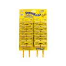 Aparelho superbarba amarelo 0052 c/2 lami. c/24pçs nvc