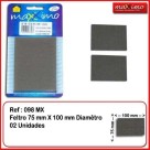 Feltro 098 -398 cartela  c/2pcs retangular 75mmx100mm maxximo