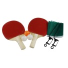 Kit ping pong kp-8 crs-3510 c/8pçs 2 raquete 3 bolas 2 suporte 1rede