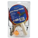 Kit ping pong kp-8 crs-3510 c/8pçs 2 raquete 3 bolas 2 suporte 1rede