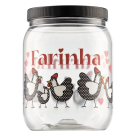 Pote pet farinha galinha 1.700ml c/1pç 6626 bandeirante