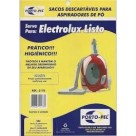 Saco coletor eletrolux 2178 listo pct  c/3pçs