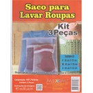 Saco lavar roupa 209 kit  c/3 pçs