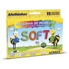 Massa modelar soft acrilex 180g c/1 12 cores