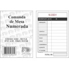 Comanda mesa numerada 100fls pct c/5 pçs 9082 8214 fd