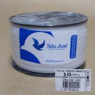 Elastico sao jose n°10 rolo c/1pç branco 100mt  6mm algodao 10prl100-001