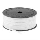 Elástico sao jose n°08 rolo c/1pç  branco 100mt  5mm algodao  08prl100-001