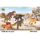 Brinquedo dinossauros sortidos 1 peça tk-2312