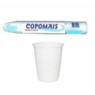 Copo descartavel 300ml branco c/100pçs copomais