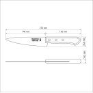 Faca carbono 22950/106 tramontina c/1 pç