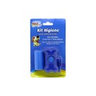 Kit higiene coletor fezes pet-133  c/2 rolos de 20 saq. 27cmx30cm