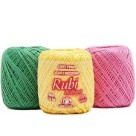 Linha rubi c/10pçs bordar/croche