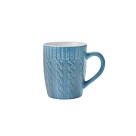 Caneca textura winter c/1 peça 360ml azul canc-037az