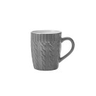 Caneca textura winter c/1 peça 360ml cinza canc-037cz