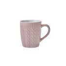 Caneca textura winter c/1 peça 360ml  rosa canc-037rs