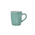 Caneca textura winter c/1pç 360ml  verde canc-037vd