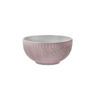 Bowl textura winter 540ml rosa c/1pç