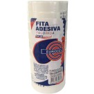 Fita adesiva branca 12mmx10mt com 10 eurocel c/10 pcs