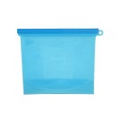 Saco reutilizavel para alimento c/1pç 23cm azul sacr-001az