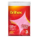 Brilhex limpeza leve color c/3 pçs 50x25cm 8196 1968