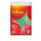 Brilhex limpeza leve color c/3 pçs 50x25cm 8196 1968