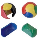 Brinquedo bola quebra cabeca c/4 pçs 6182 ya plast