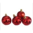 Bola natal plast. c/4pçs 4cm nt0023  n24004