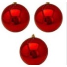 Bola natal plast.c/3pcs  5cm sort. nt0026