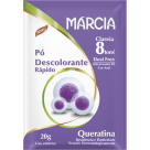 Po descolorante c/1pç queratina 20gr marcia