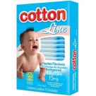 Cotonete azul c/75 pcte c/12 baby care cotton line