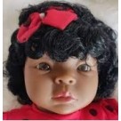 Brinquedo boneca lyra negra 1332 sid-nyl