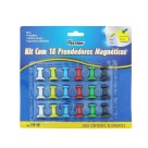 Kit prendedores magneticos c/18pçs fr-18 western