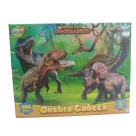 Brinquedo quebra cabeca 100pcs 1065 reino dinossauro ggb