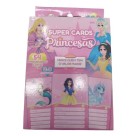 Brinquedo supercards princesas 1057 c/1pc  c/54 cartas ggb