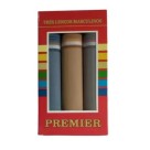 Lenco premier cx vermelha colorido listrado 2243 c/3pçs   32X32CM