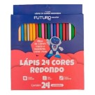 Lápis 24 cores redondo pct c/6 cxs fe092207 Futuro