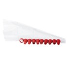 Bico russo p/confeitar vermelho 423.024.010 c/1 kit Nitron