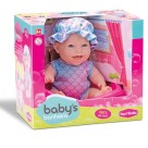 Brinquedo boneca baby babilina mini banheira 778