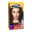 Tintura cabelo castanho escuro 3.0 c/1pç 30ml marcia