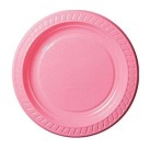 Prato descartavel 15cm cor rosa c/10pçs 7295 louri