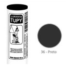 Tinta tupy preto 36 c/6pçs tingir roupa