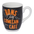 Caneca porcelana bons dias c/1 peça 350ml canc106