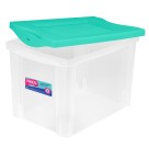 Organizador alto tampa verde 30l c/1pç or21211n