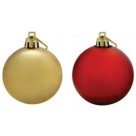 Bola natal fosca c/2pcs  6cm n26002b coress sortidas cim