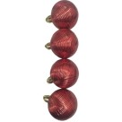 Bola natal ondulada fina c/4pcs 4cm n24004l2a cores sortidas cim