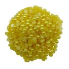 Perola meia bola 10mm amarelo c/1pct