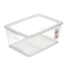 Organizador com tampa cristal 30l c/1pç ordene or80700