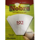 Filtro papel nobre cafe 102 1cx c/20unid