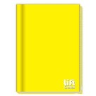 Caderno brochurão universitário lift c/1 peça c/d 96fls amarelo 207673 credeal