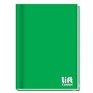 Caderno brochurão universitário lift c/1 peça c/d 96fls verde 207680 credeal